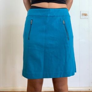 Ann Taylor Blue Skirt